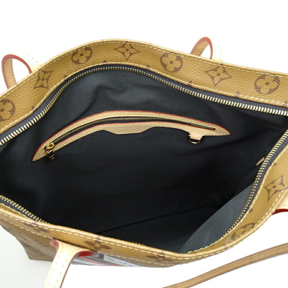 LOUIS VUITTON Carry It Tote Bag M45198 Monogram Reverse Brown - Picture 6 of 10